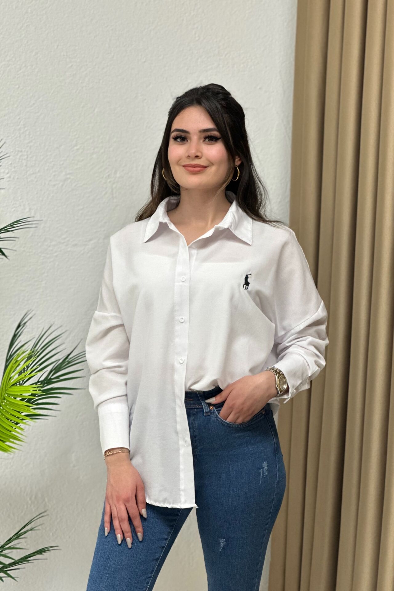 Marka Model Poplin Kumaş Gömlek