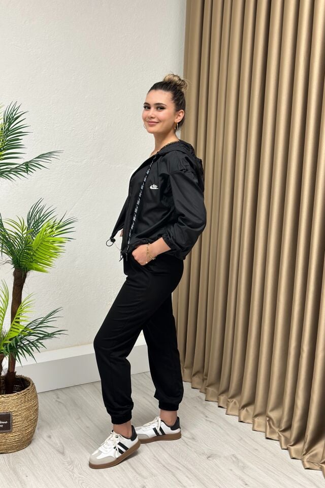 İki İplik Kumaş Jogger Eşofman