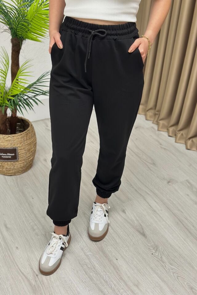 İki İplik Kumaş Jogger Eşofman