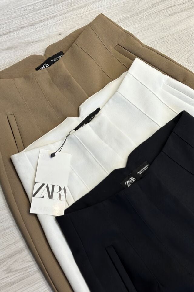 Premıum Seri Zara Filetolu Pantolon Haki Yeşil