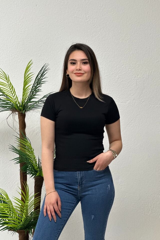 Oysh Modal Kumaş Body Siyah