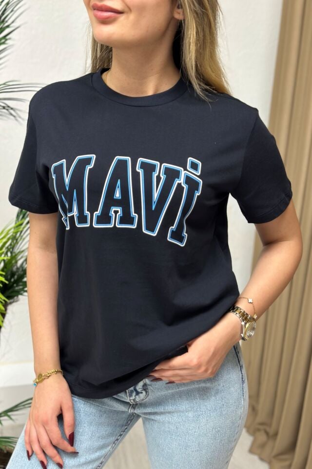 Orjinal Marka T-Shirt Lacivert