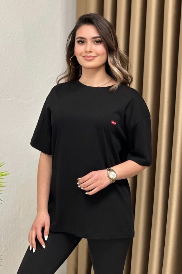 Marka Model T-Shirt Siyah
