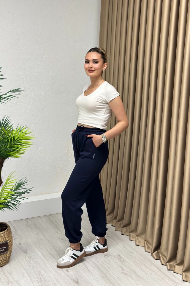 Oysho Modal Kumaş Jogger Eşofman Lacivert