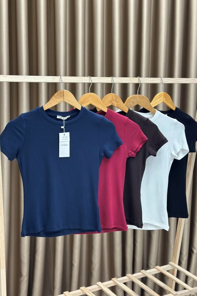 Oysho Kısa Kol Body Siyah