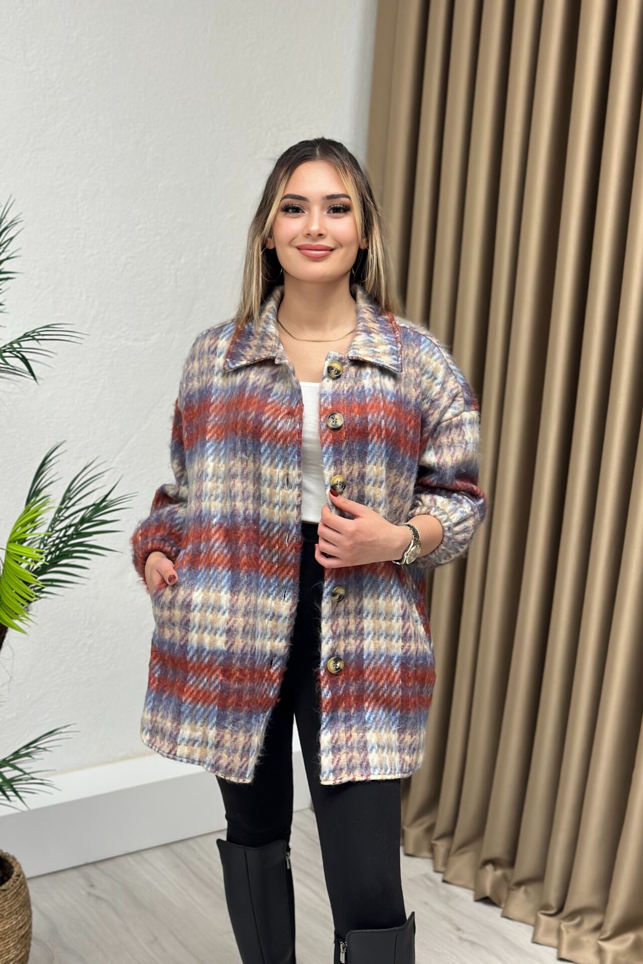 Ekose Gömlek-Ceket 1