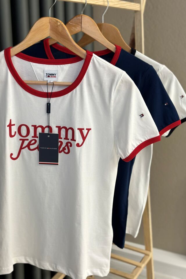 Tommy Jeans T-Shirt Kırmızı