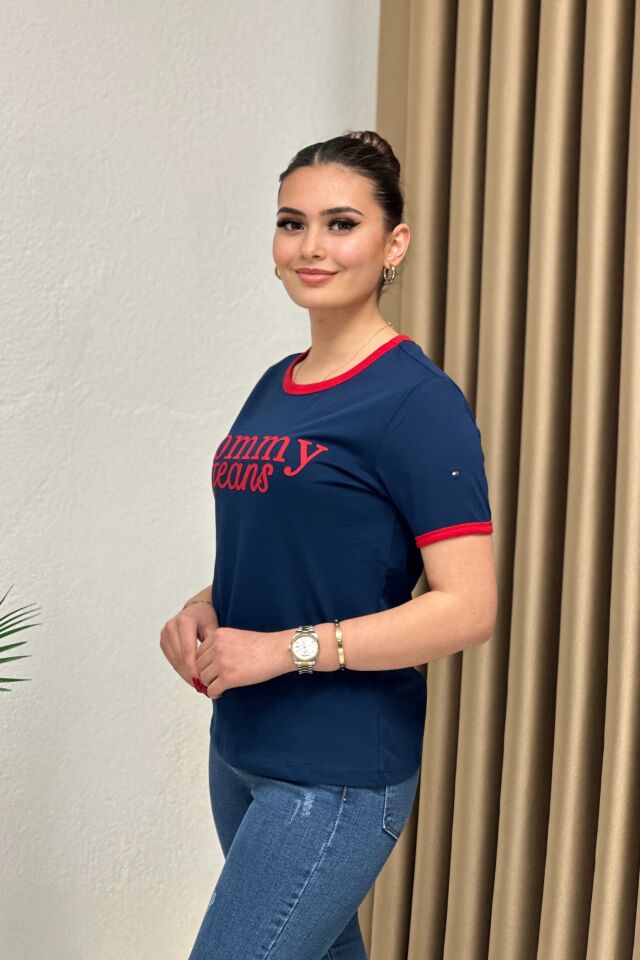 Tommy Jeans T-Shirt Lacivert