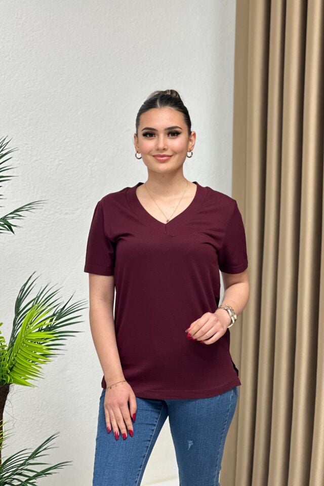 Massimo Dutti T-Shirt Bordo