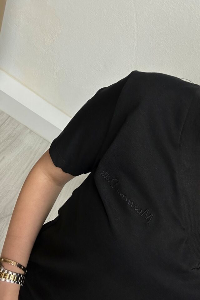 Massimo Dutti T-Shirt Siyah