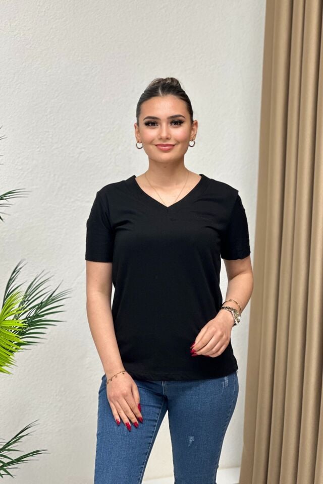 Massimo Dutti T-Shirt Siyah
