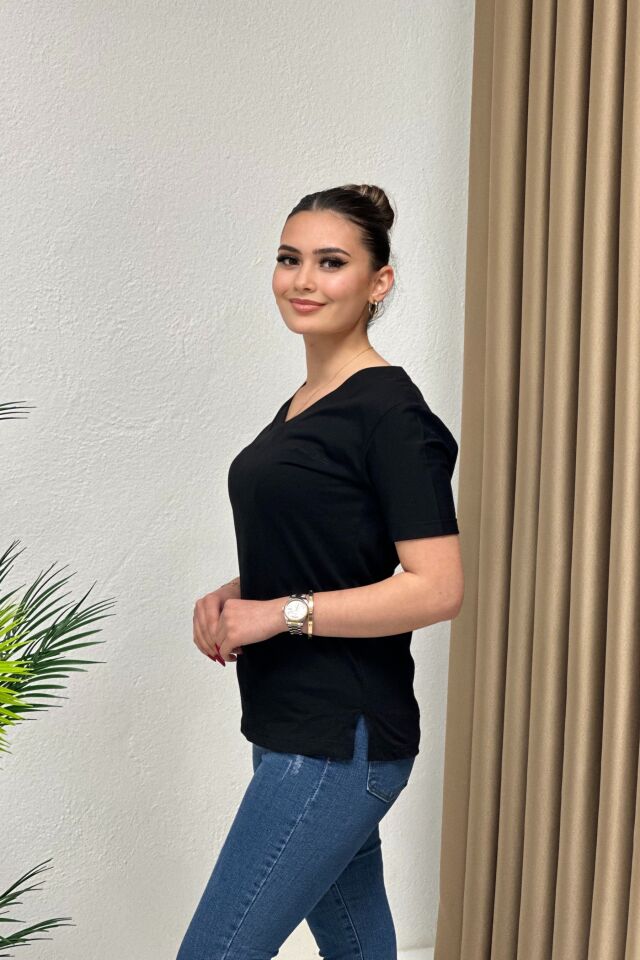 Massimo Dutti T-Shirt Siyah