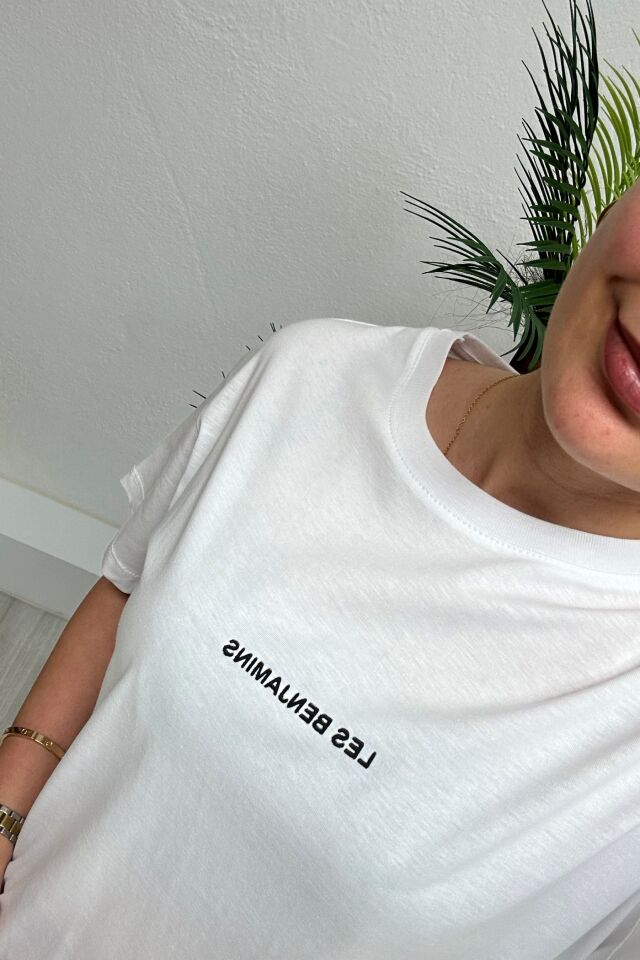 Les Benjamins T-Shirt Beyaz