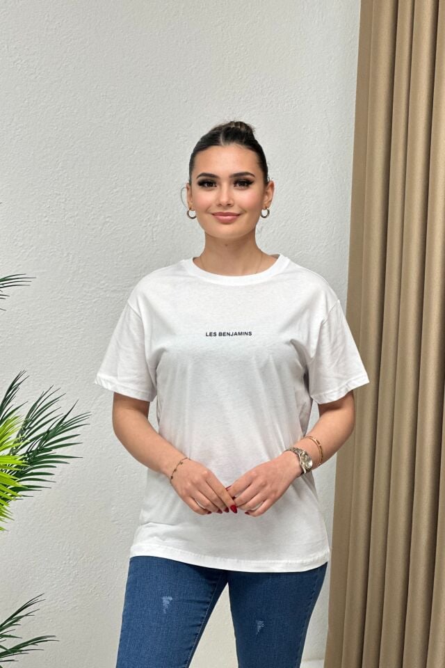Les Benjamins T-Shirt Beyaz