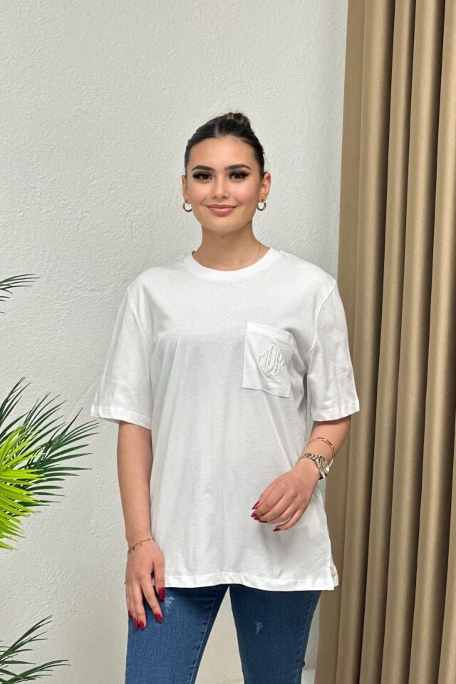 İpekyol Cepli Oversize T-Shirt