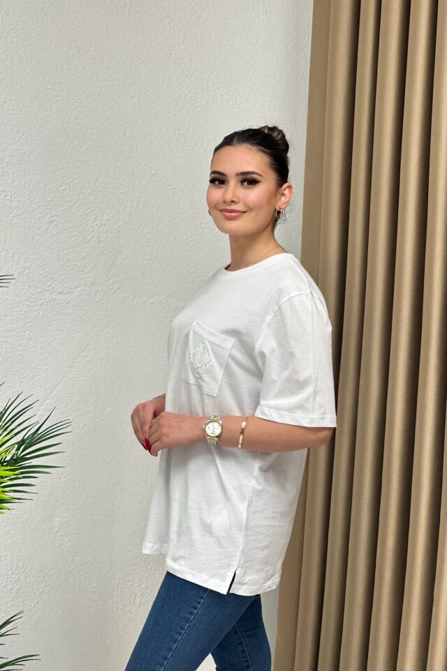 İpekyol Cepli Oversize T-Shirt