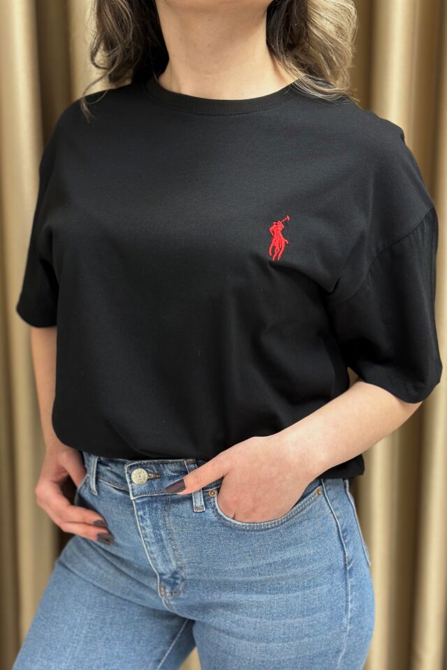 Marka Model Unisex T-Shirt Siyah