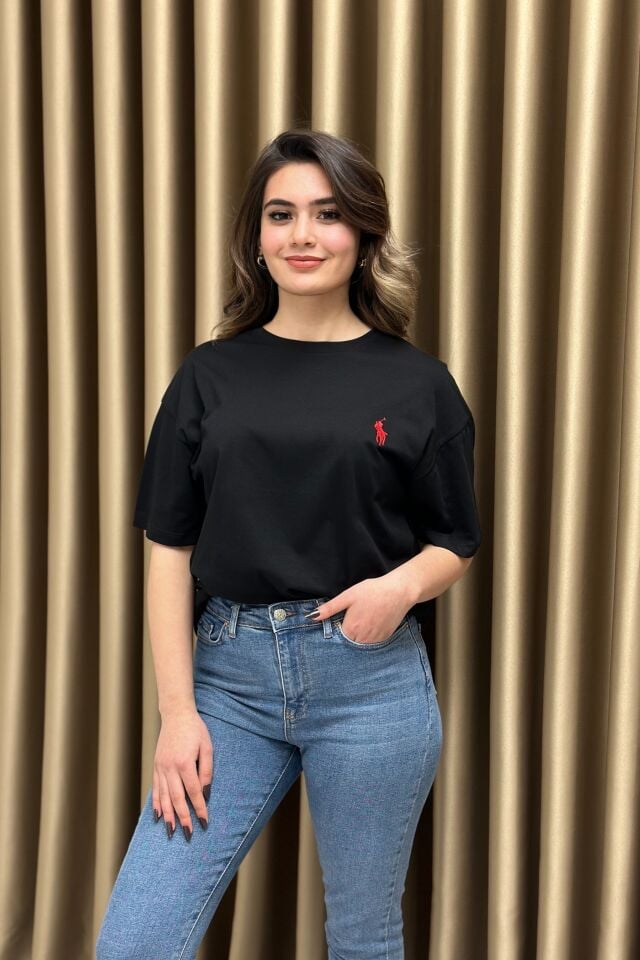 Marka Model Unisex T-Shirt Siyah