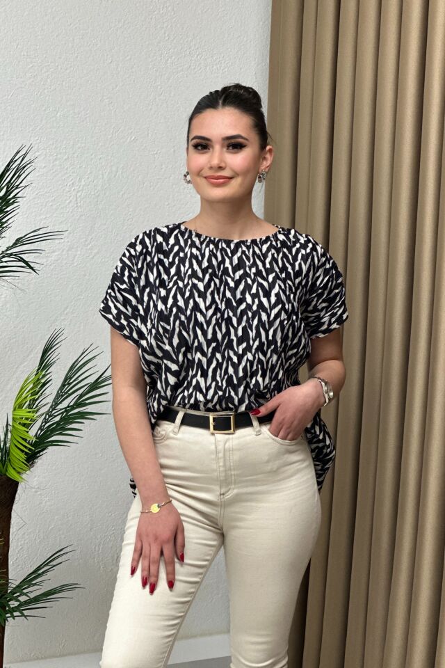 Orj. Marka Kabartmalı Bluz